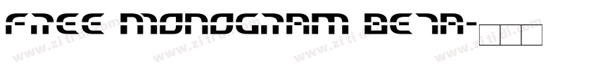 Free Monogram Beta字体转换